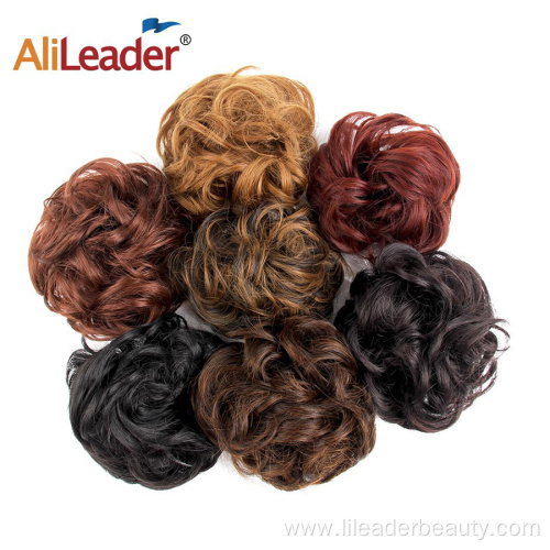 Synthetic Chignon 10 Colors Hair Accessories For Women